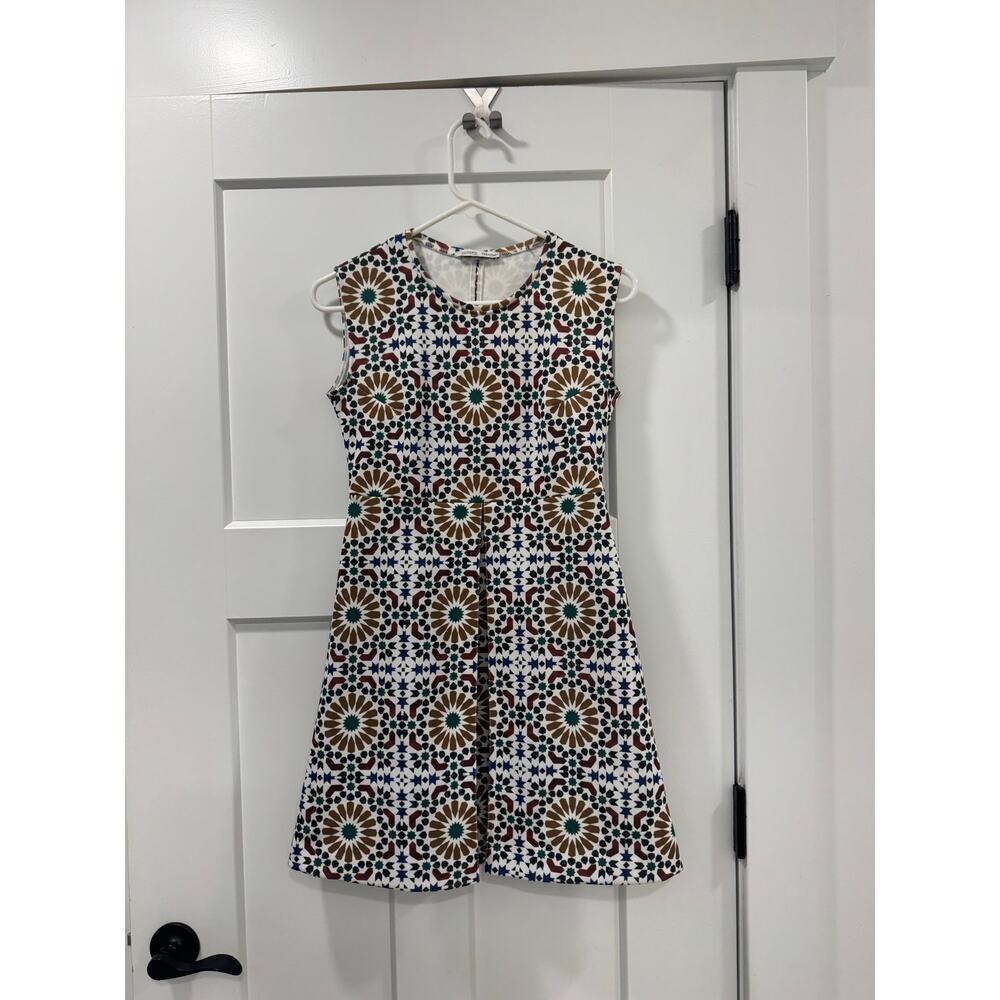 Zara Geometric Print Mini Dress - Picture 2 of 6